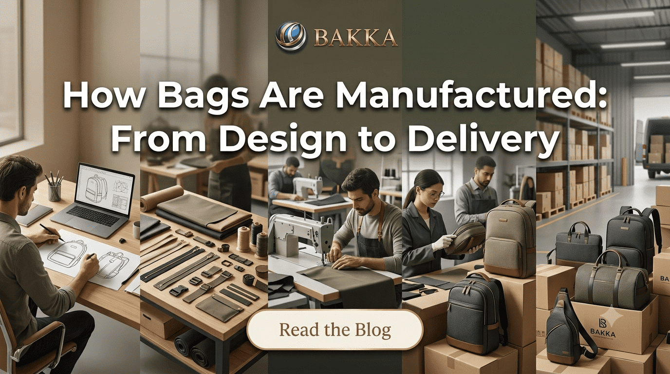 How Bags Are Manufactured: From Design to Delivery I BAKKA Bags