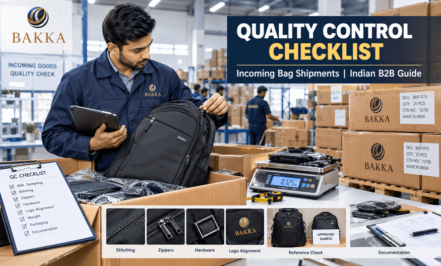 Quality Control Checklist for Incoming Bag Shipments: The Complete Indian Guide