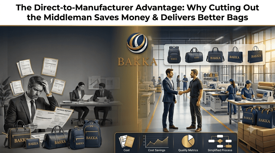 The Direct-to-Manufacturer Advantage: Save Up to 30% on Bulk Custom Bag Orders | BAKKA Bags