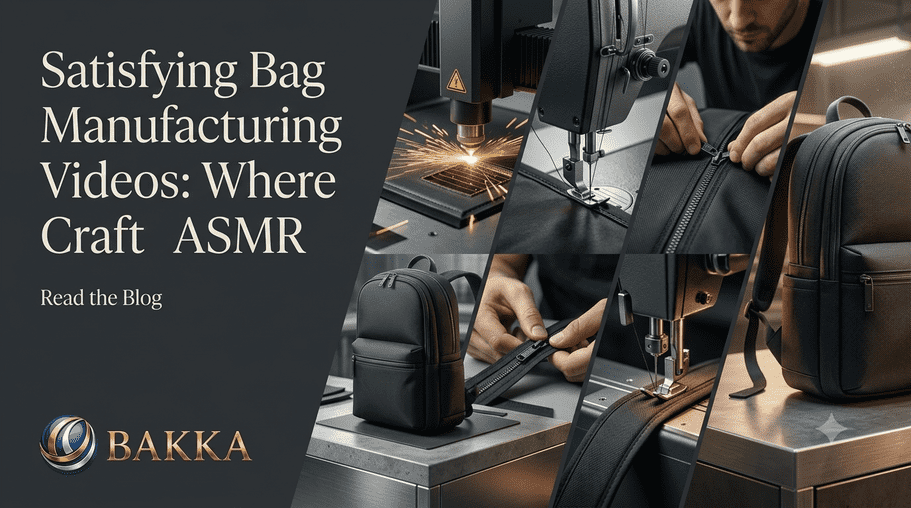 Satisfying Bag Manufacturing Videos: How BAKKA's Craftsmanship Turned 14 Million Views into Customer Trust