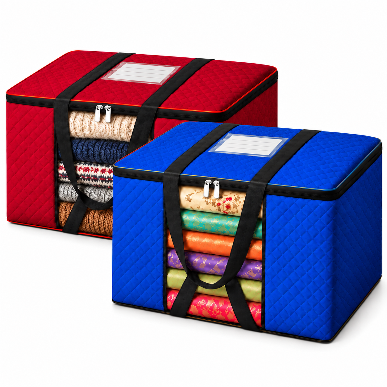 Set of 2 - Maroon & Blue - Set of 2 - Maroon & Blue