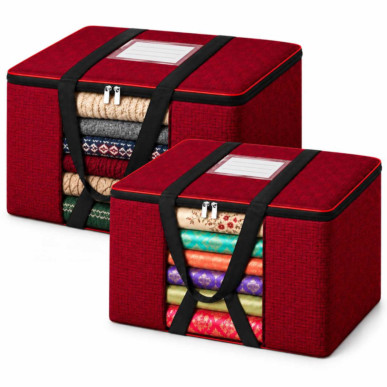 Set of 2 - Maroon - Set of 2 - Maroon