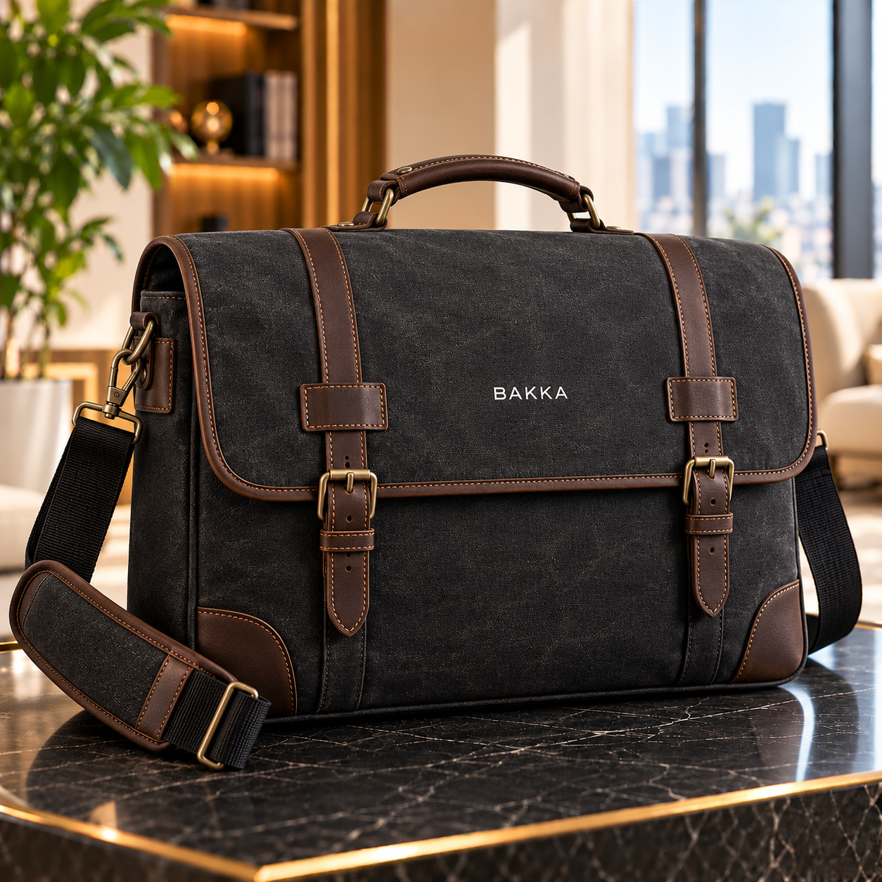 Canvas Messenger Bag