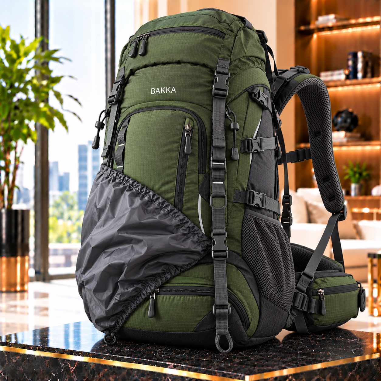 Trekking Backpack with Rain Cover