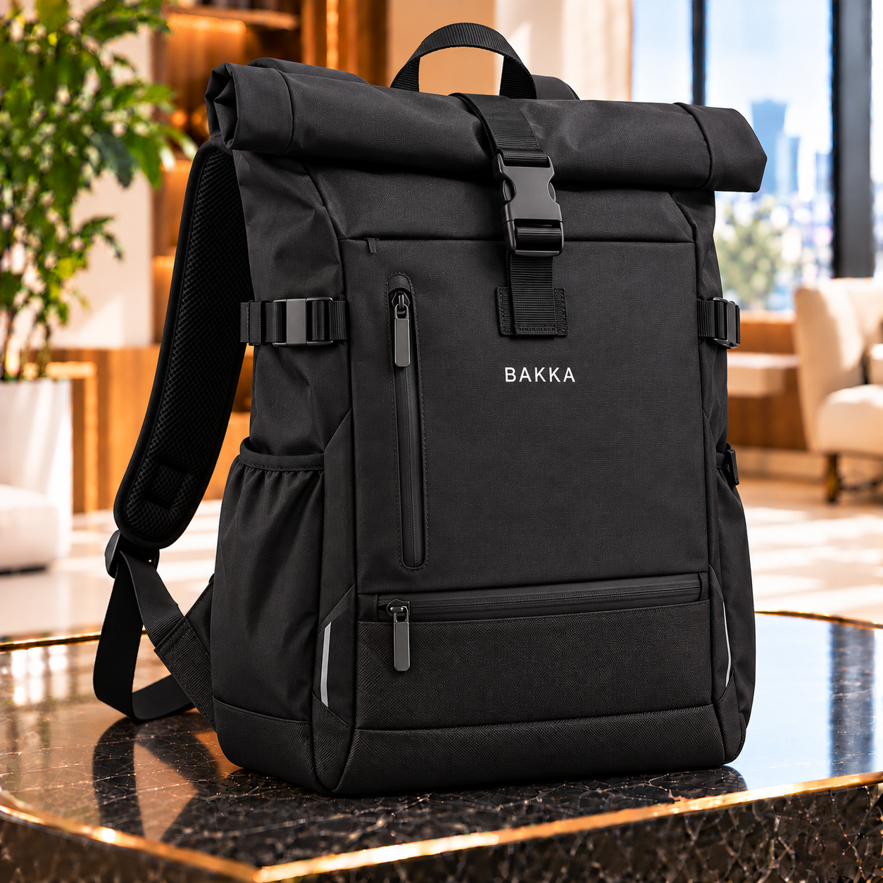 Roll-Top Backpack