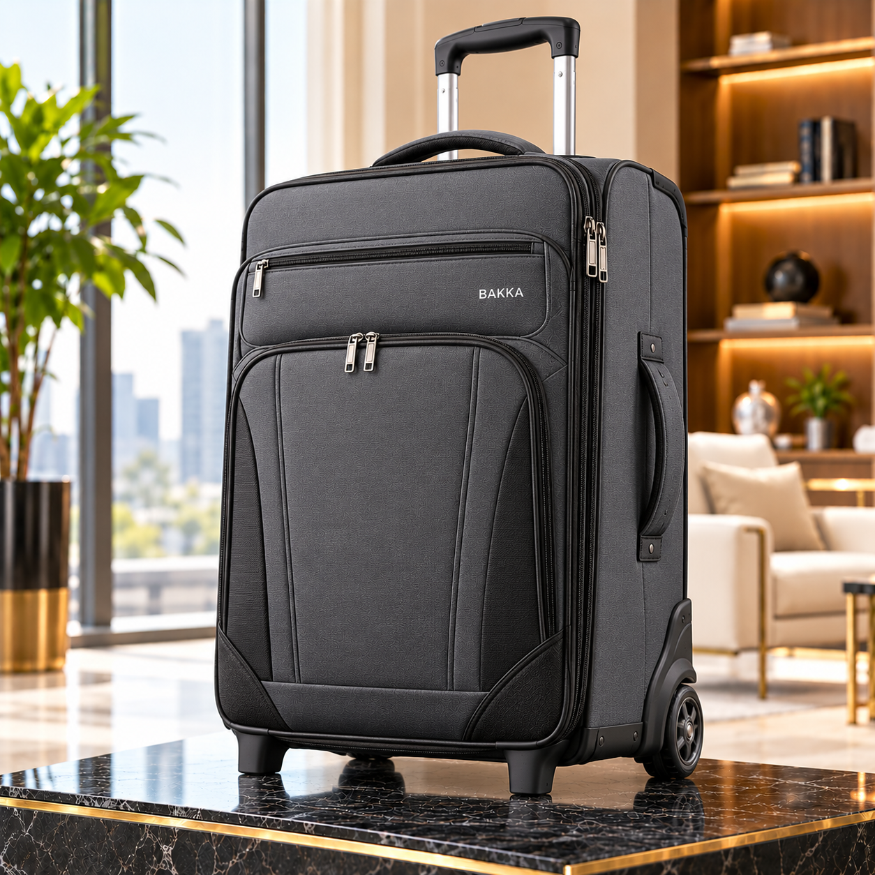 Two-Wheel Upright Soft Trolley