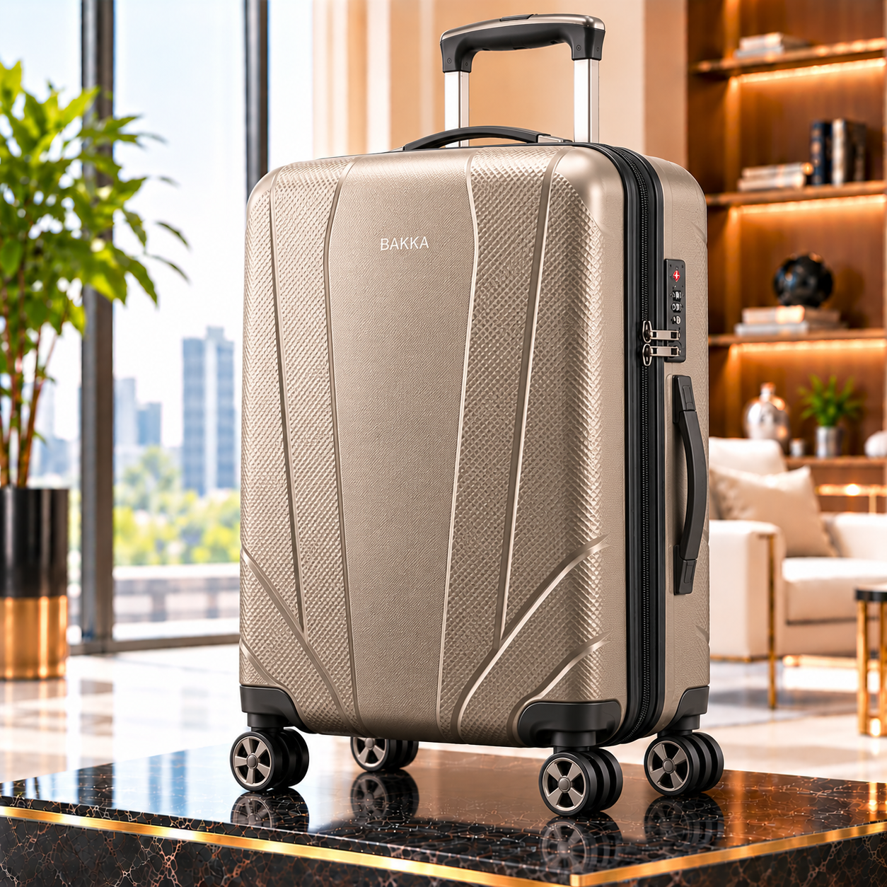 Textured / Anti-Scratch Hard Luggage