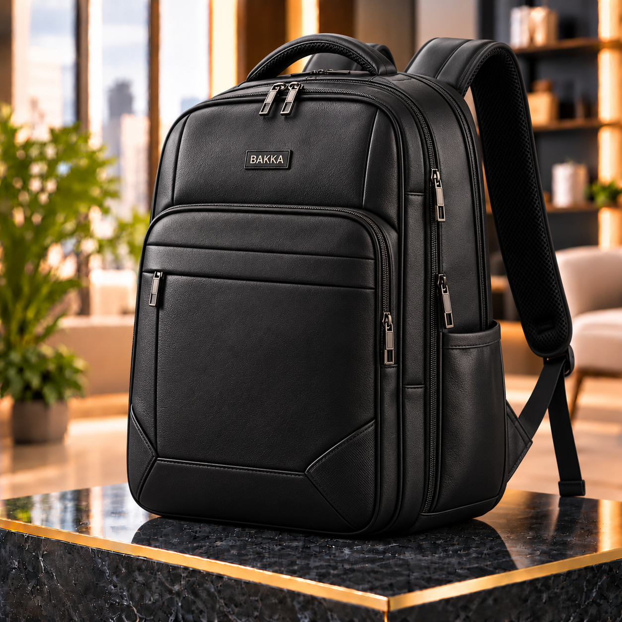  Leather / PU Laptop Backpack 