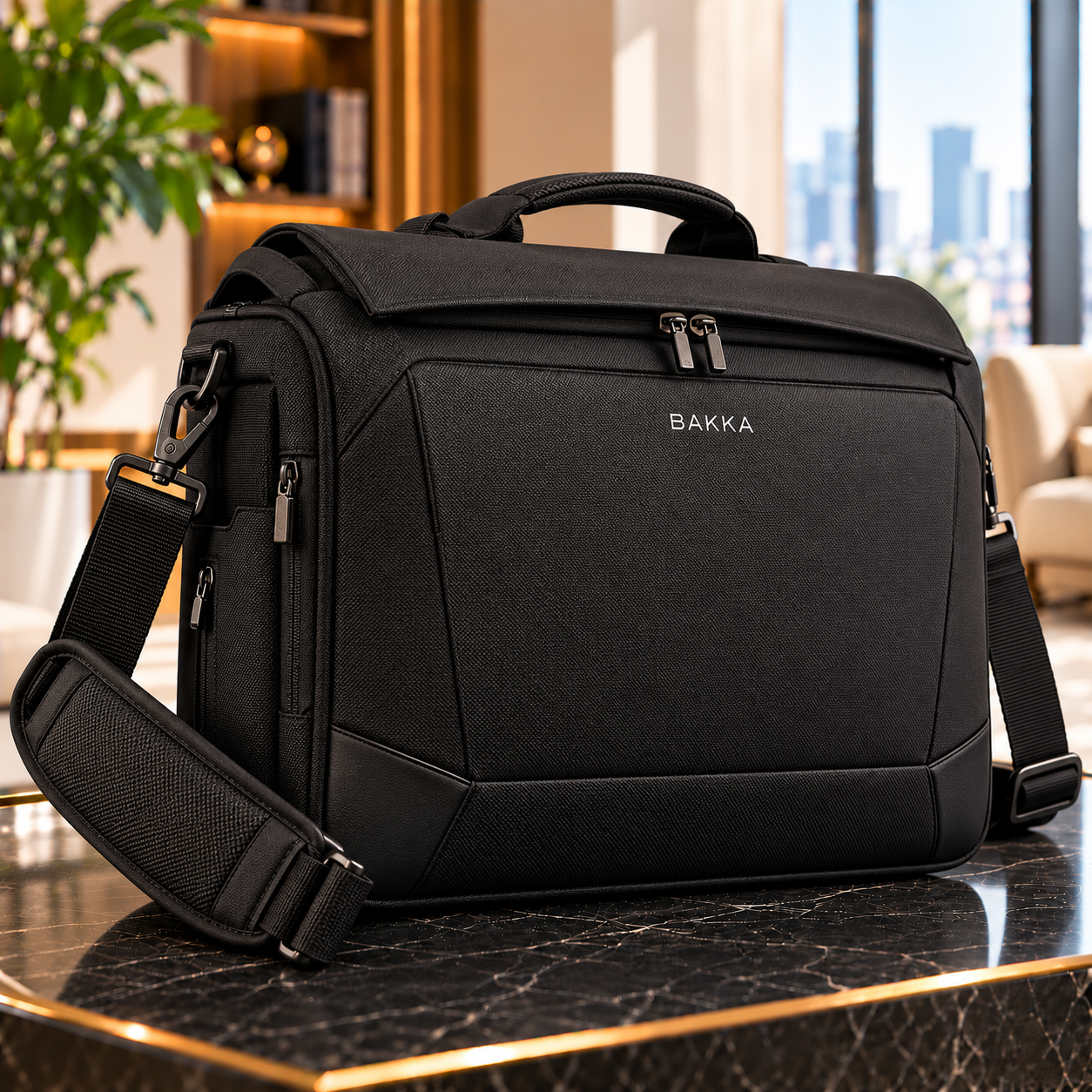 Anti-Theft Messenger Bag